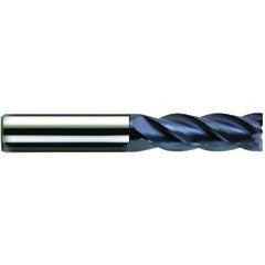 1/4" Dia. - 3/4" LOC - 2-1/2" OAL - 4 FL Carbide S/E HP End Mill-nACo - All Tool & Supply