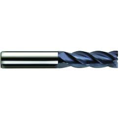 5/16" Dia. - 13/16" LOC - 2-1/2" OAL - 4 FL Carbide S/E HP End Mill-nACo - All Tool & Supply