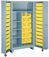 38 x 28 x 76'' (36 Bins Included) - Bin Storage Cabinet - All Tool & Supply