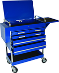 5 Drawer Locking Service Cart 30" L x 16" W x 41" H - All Tool & Supply