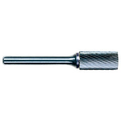 1/4 EdgeHog Cylindrical Flat End Cabide Bur SA-1 Fine - All Tool & Supply