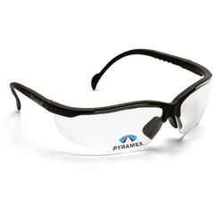 1.5 Magnification Safety Glasses- Clear Lens, Black Frame V2 Reader Style - All Tool & Supply