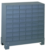 33-3/4 x 12-1/4 x 34-1/4'' (48 Compartments) - Steel Modular Parts Cabinet - All Tool & Supply