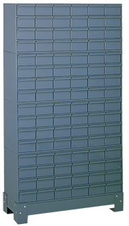 62-1/2 x 12-1/4 x 34-1/8'' (96 Compartments) - Steel Modular Parts Cabinet - All Tool & Supply