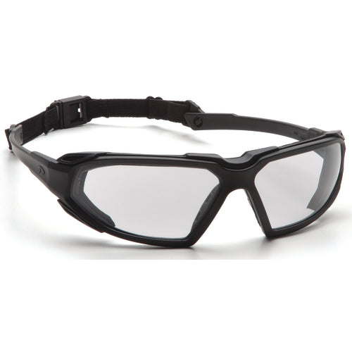 Safety Glasses - Black Frame, Clear Fog Free Lens - All Tool & Supply