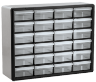 15-13/16 x 6-3/8 x 20'' (24 Compartments) - Plastic Modular Parts Cabinet - All Tool & Supply