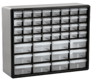 15-13/16 x 6-3/8 x 20'' (44 Compartments) - Plastic Modular Parts Cabinet - All Tool & Supply