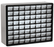 15-13/16 x 6-3/8 x 20'' (64 Compartments) - Plastic Modular Parts Cabinet - All Tool & Supply