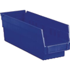 4 1/8″ × 11 5/8″ × 4″ - Blue Economy Shelf Bin - All Tool & Supply