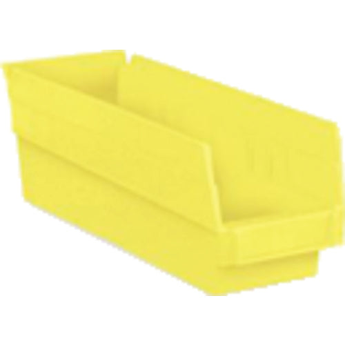 4 1/8″ × 11 5/8″ × 4″ - Yellow Economy Shelf Bin - All Tool & Supply