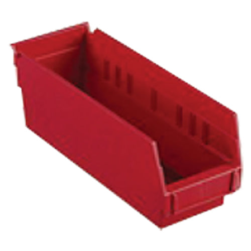 4 1/8″ × 23 5/8″ × 4″ - Red Economy Shelf Bin - All Tool & Supply