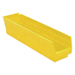 4 1/8″ × 17 7/8″ × 4″ - Yellow Economy Shelf Bin - All Tool & Supply