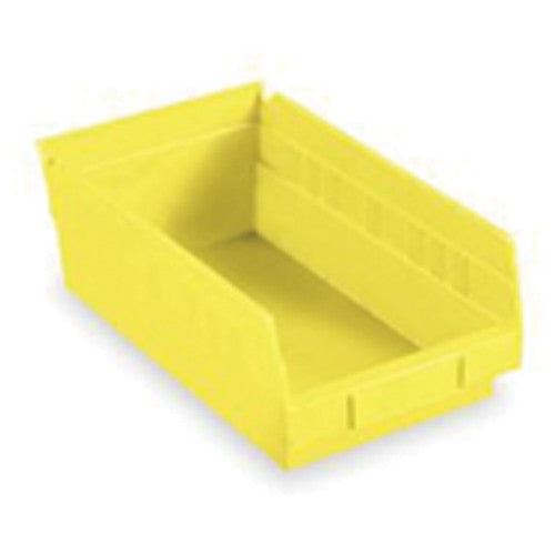 8 3/8″ × 17 7/8″ × 4″ - Yellow Economy Shelf Bin - All Tool & Supply