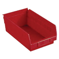 6 5/8″ × 23 5/8″ × 4″ - Red Economy Shelf Bin - All Tool & Supply