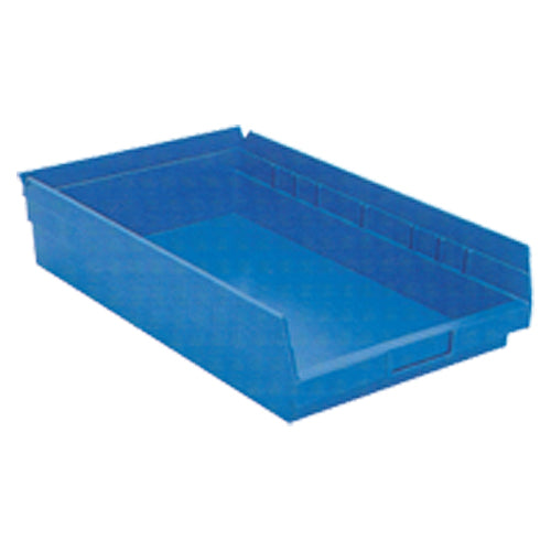 11 1/8″ × 17 7/8″ × 4″ - Blue Economy Shelf Bin - All Tool & Supply