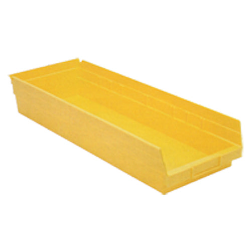 8 3/8″ × 23 5/8″ × 4″ - Yellow Economy Shelf Bin - All Tool & Supply