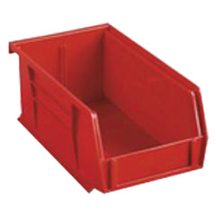 4 1/8″ × 7 3/8″ × 3″ - Red Hanging or Stackable Bin - All Tool & Supply