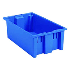 18″ × 11″ × 6″ - Blue - Nest Stack Tote Box - All Tool & Supply