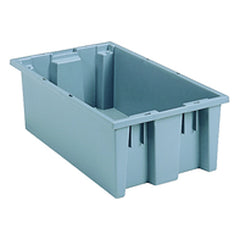 18″ × 11″ × 6″ - Gray - Nest Stack Tote Box - All Tool & Supply