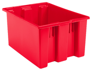 23-1/2 x 19-1/2 x 13'' - Red Nest-Stack-Tote Box - All Tool & Supply