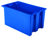 23-1/2 x 15-1/2 x 12'' - Blue Nest-Stack-Tote Box - All Tool & Supply