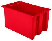 23-1/2 x 15-1/2 x 12'' - Red Nest-Stack-Tote Box - All Tool & Supply