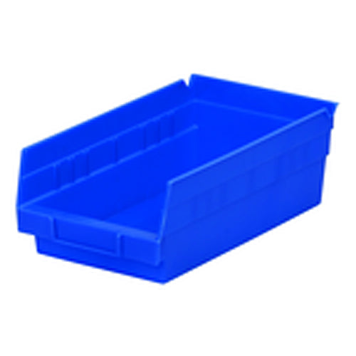 6 5/8″ × 11 5/8″ × 4″ - Blue Economy Shelf Bin - All Tool & Supply