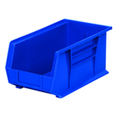 8 1/4″ × 14 3/4″ × 7″ - Blue Hanging or Stackable Bin - All Tool & Supply