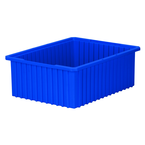 20-1/8 x 14-7/8 x 7-7/16'' - Blue Akro-Grid Stackable Containers - All Tool & Supply