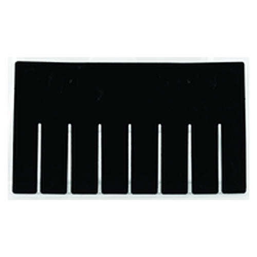 6-Pack - Black - Long Bin Dividers for use with Akro-Grid Container 33-166 - All Tool & Supply