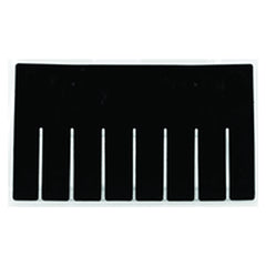 6-Pack - Black - Short Bin Dividers for use with Akro-Grid Container 33-166 - All Tool & Supply