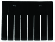 Black 6-Pack Long Bin Dividers for use with Akro-Grid Container 33-168 - All Tool & Supply