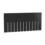 Black 6-Pack Short Bin Dividers for use with Akro-Grid Container 33-228 - All Tool & Supply