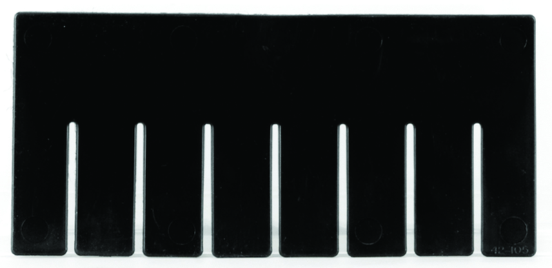 Black 6-Pack Long Bin Dividers for use with Akro-Grid Container 33-228 - All Tool & Supply