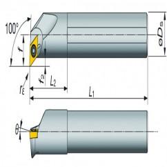 A16-SDXXL2-D20 Indexable Coolant Thru Boring Bar - All Tool & Supply