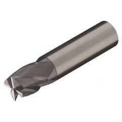 17/64" Dia. - 1/2" LOC - 2" OAL - 4 FL Carbide S/E HP End Mill-AlTiN - All Tool & Supply