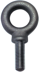 Shoulder Plain Eye Bolt - 1-1/8-7 Thread, 2'' Eye Dia. - All Tool & Supply