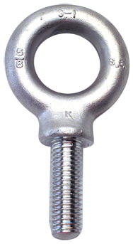 304 Stainless Eye Bolt - 1-8 Thread, 1-13/16'' Eye Dia. - All Tool & Supply