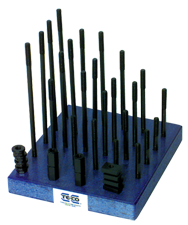 T-Nut and Stud Set - #68205; M12 x 1.75 Stud Size; 16mm T-Slot Size - All Tool & Supply