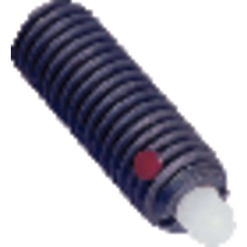 End Force Spring Plunger - 2.8 lbs Initial End Force, 7.2 lbs Final End Force (3/8″–16 Thread) - All Tool & Supply