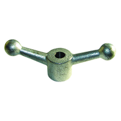 Cast Iron Ball Handles - Blank Hole, 4 3/4″ Width, 2 1/4″ Overall Height, 1 3/8″ Hub Height - All Tool & Supply