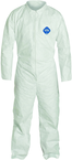 Tyvek® White Collared Zip Up Coveralls - Large (case of 25) - All Tool & Supply