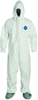 Tyvek® White Zip Up Coveralls w/ Attached Hood & Boots - 5XL (case of 25) - All Tool & Supply