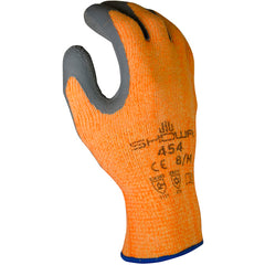 Insulated 10 gauge polyester/cotton/acrylic liner orange w/gray natural rubber palm/extra large - All Tool & Supply