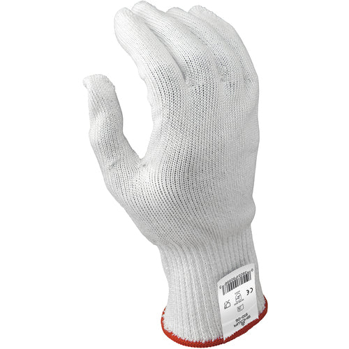 Cut resistant 10-gauge seamless knit HPPE w/Stainless Steel white ambidextrous ANSI CUT LEVEL 4/S - All Tool & Supply