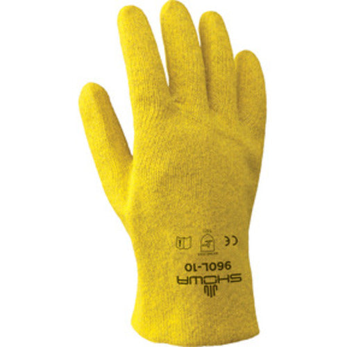 General purpose PVC fully coated yellow seam-free liner slip-on/small - All Tool & Supply