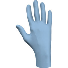 ‎Disposable powder-free low-modulus 100%-nitrile 9-1/2″ 4-mil rolled cuff blue/extra small - All Tool & Supply