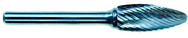 4.8mm EdgeHog Flame Miniature Carbide Bur SH-53M-D Std Alt. Diamond(Double) - All Tool & Supply