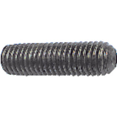 M6-1.00 × 8 mm - Black Finish Heat Treated Alloy Steel - Socket Set Screws - Cup Point - All Tool & Supply