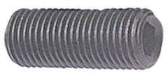 0-80 x 1/8 - Black Finish Heat Treated Alloy Steel - Socket Set Screws - Cup Point - All Tool & Supply